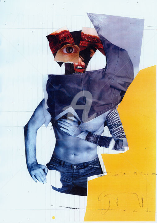 Arte digitale intitolato "S_C1" da Florianflorian, Opera d'arte originale, Collages