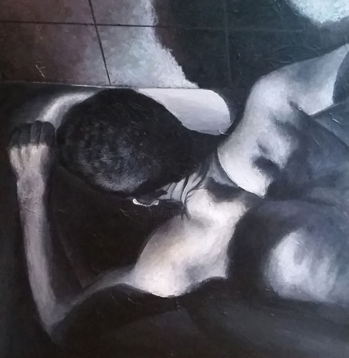 Painting titled "Rise" by Florian Timoteo, Original Art, Acrylic