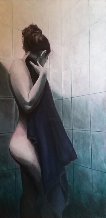 Painting titled "Dignity" by Florian Timoteo, Original Artwork, Acrylic