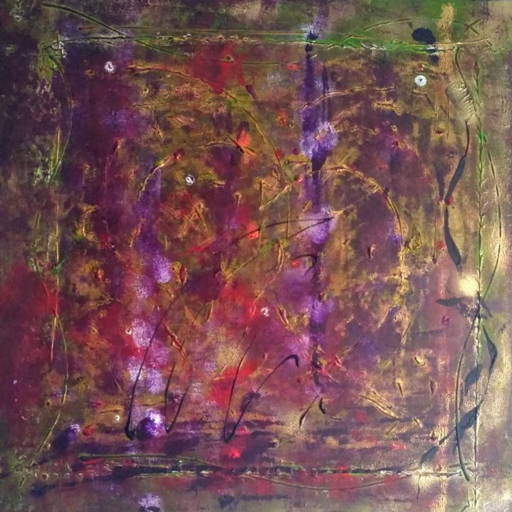 Painting titled "Otomn" by Fébé - Art Abstrait, Original Artwork