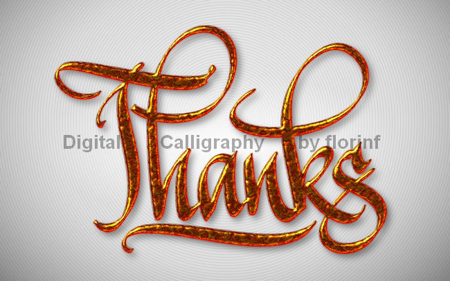 Digitale Kunst getiteld "Thanks" door Florinf, Origineel Kunstwerk, Digitaal Schilderwerk