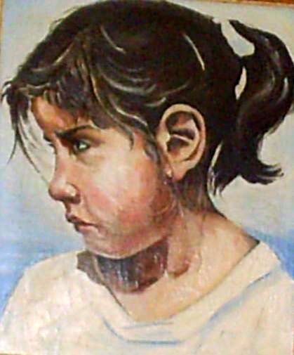 Painting titled "MARITZA" by Florsyn, Original Artwork