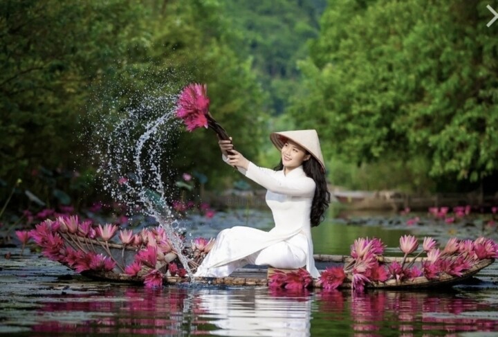 "40🌺lotos pond" başlıklı Dijital Sanat Flower Planet tarafından, Orijinal sanat, Fotoşoplu fotoğrafçılık