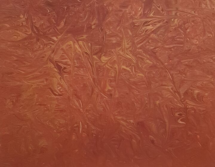 Картина под названием "Copper Spirit" - Flydie, Подлинное произведение искусства, Акрил