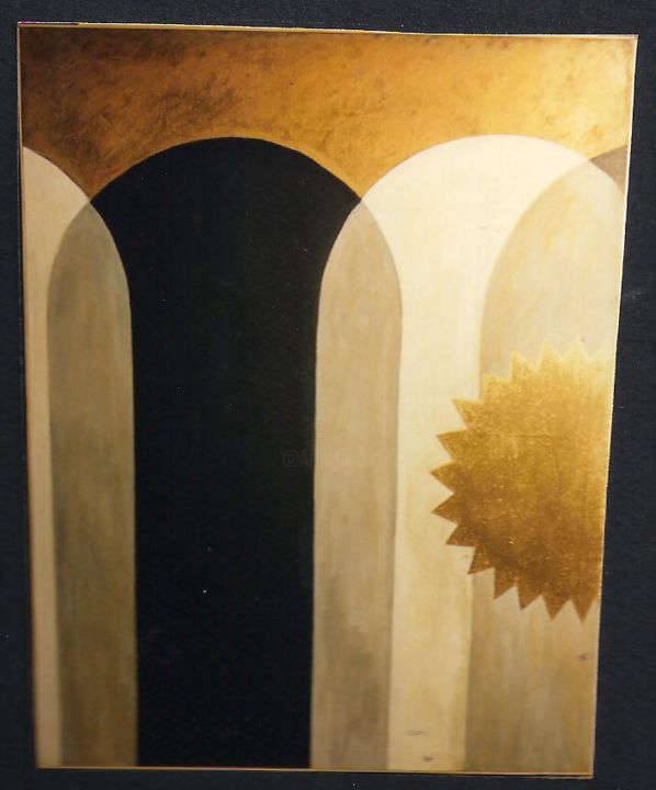 Pintura titulada "alborada-mixta-s-te…" por Fernando Ortega Gijón, Obra de arte original,