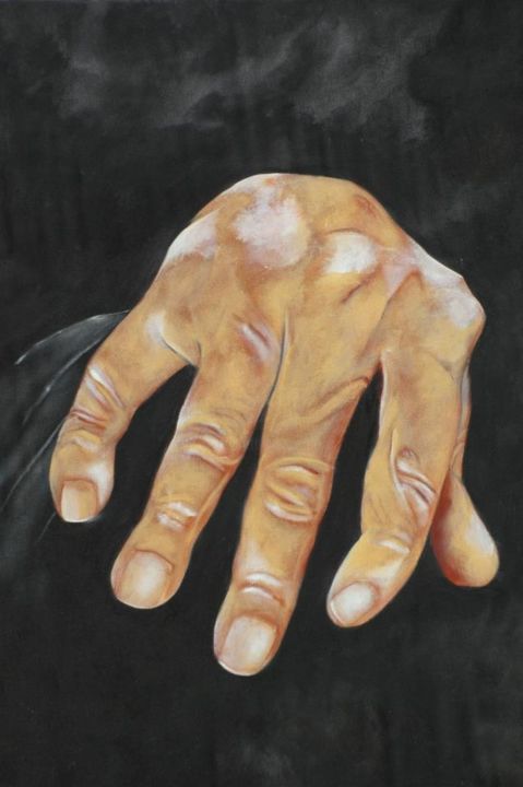 Painting titled "hands-1.jpg" by Filippo Fondi, Original Artwork, Acrylic