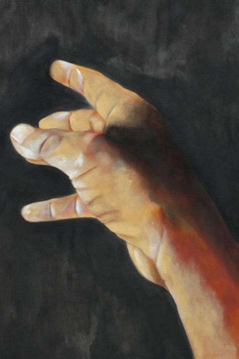 Painting titled "hands-2.jpg" by Filippo Fondi, Original Artwork, Acrylic