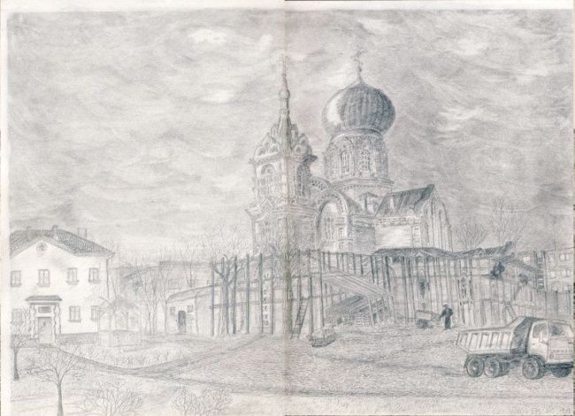 Drawing titled "Возрождение" by Vladimip Koltsov, Original Artwork, Other