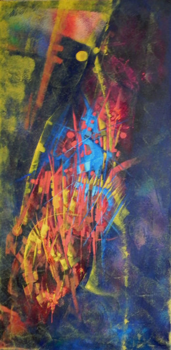Картина под названием "Abstract' Art" - Michel Maréchal, Подлинное произведение искусства