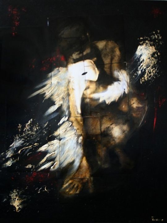 Dessin intitulée "l'albatros" par Fortune, Œuvre d'art originale