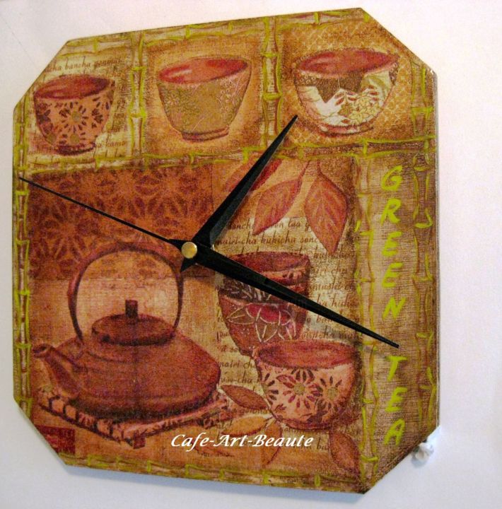 "Часы GREEN TEA \ In…" başlıklı Tablo Svetlana Popova tarafından, Orijinal sanat
