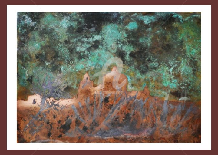 Ζωγραφική με τίτλο "Mdina" από Emmanuel Vella, Αυθεντικά έργα τέχνης, Άλλος