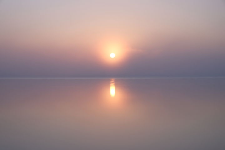 Photography titled "Sunrise over the sl…" by Blik, Original Artwork