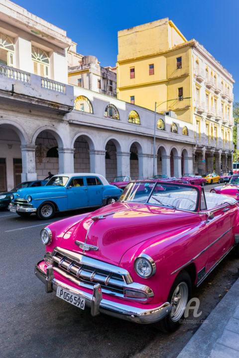 Photography titled "Colors in Havana" by Robert Agoston, Original Artwork, Digital Photography