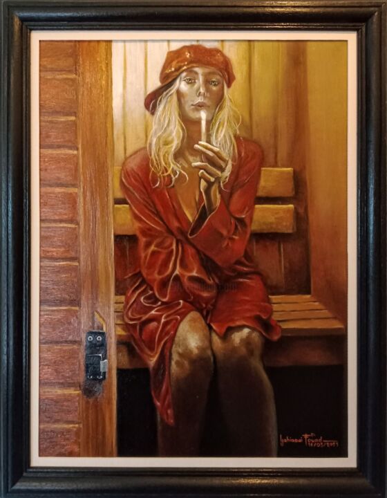 Painting titled "Sonia" by Fouad Yahiaoui, Original Artwork, Oil
