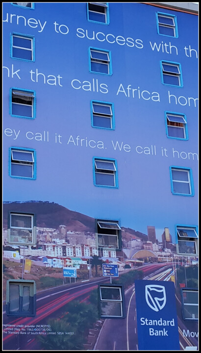 Photographie intitulée "Mur de Cape Town.jpg" par Florence Pouget-Landrieu, Œuvre d'art originale