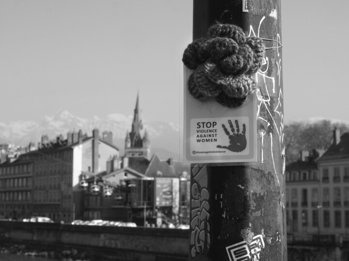 Fotografia intitulada "Stop Violence" por Florence Pouget-Landrieu, Obras de arte originais, Fotografia digital