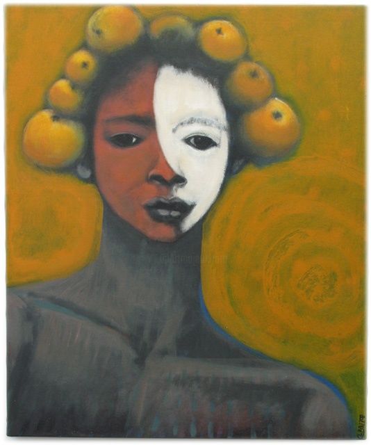 Peinture intitulée "omo 1" par Francois Bonnery, Œuvre d'art originale, Huile