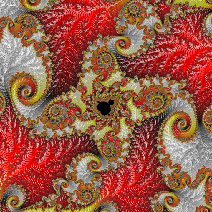 Digital Arts titled "Mandelbrot" by Fractal Art By Nitisara, Original Artwork, 2D Digital Work