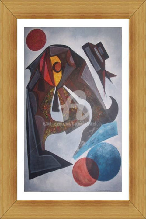 Pintura intitulada "NAZARENA" por Fraguial, Obras de arte originais, Acrílico