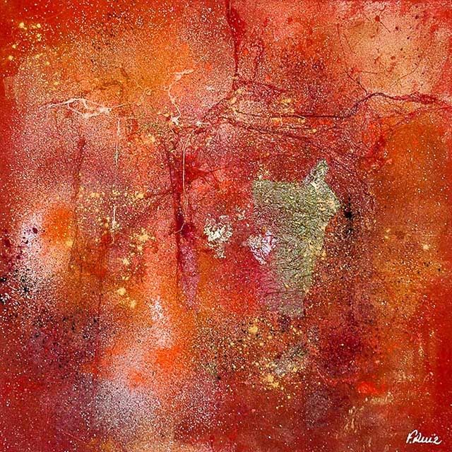 Peinture intitulée "Filaments d'étoiles" par Franboiz Ruiz, Œuvre d'art originale,