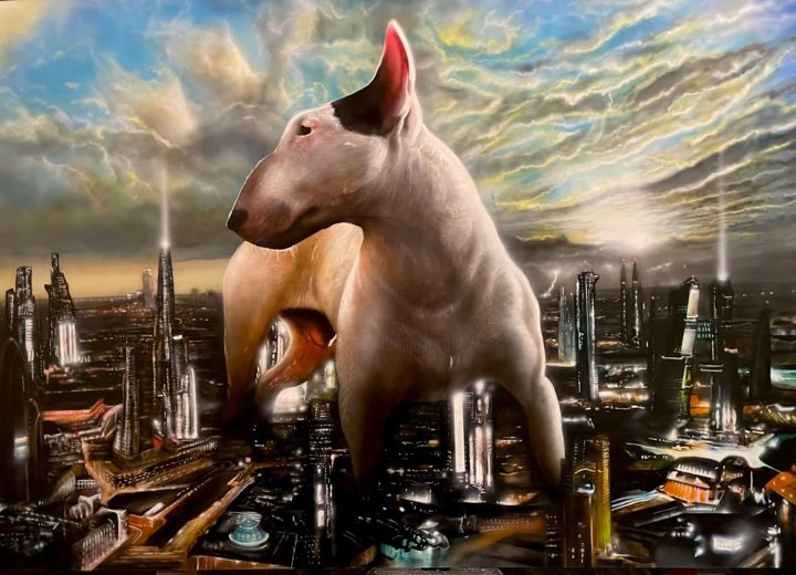 绘画 标题为“Walkabout” 由Franc Kaiser, 原创艺术品, 丙烯酸树脂