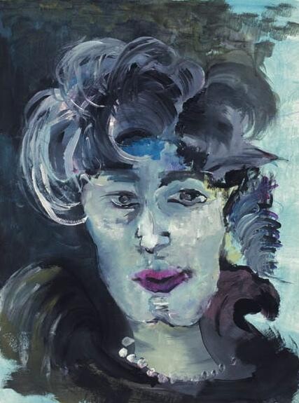 Painting titled "Travesti" by France Quenneville, Original Artwork