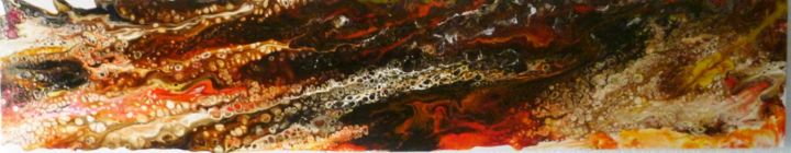 Painting titled "n-1" by France Torregrosa, Original Artwork, Acrylic