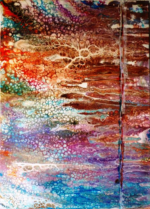 Painting titled "n°29" by France Torregrosa, Original Artwork, Acrylic