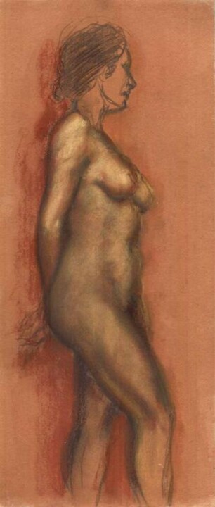 Painting titled "Figure study" by Francesco Bortolotti, Original Artwork