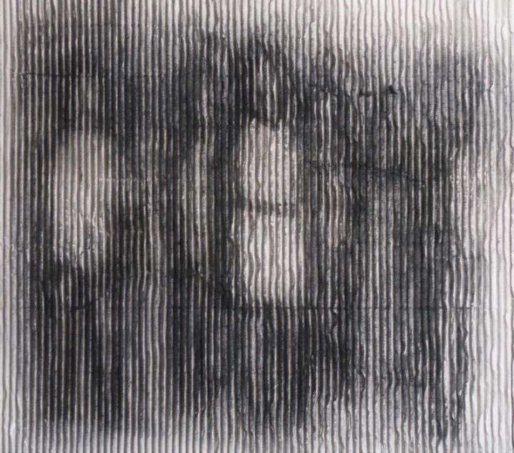 Drawing titled "Studio nr. 62" by Francesco Cagnato, Original Artwork, Charcoal