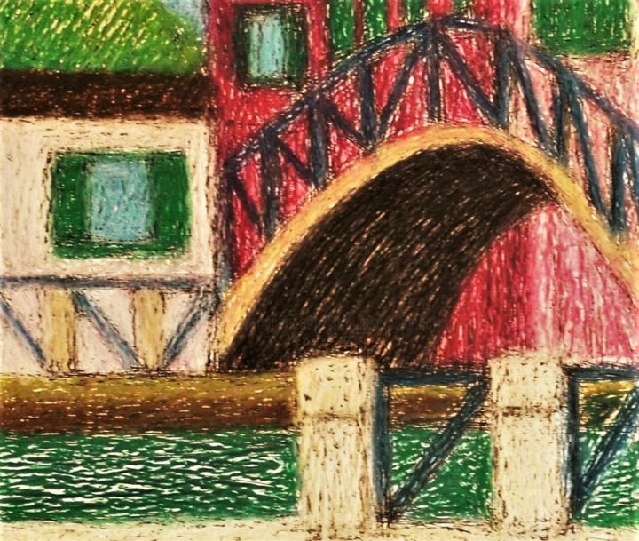 Drawing titled "Studio nr. 94" by Francesco Cagnato, Original Artwork, Pastel