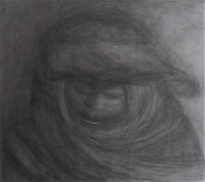 Рисунок под названием "Studio nr. 88" - Francesco Cagnato, Подлинное произведение искусства, Древесный уголь