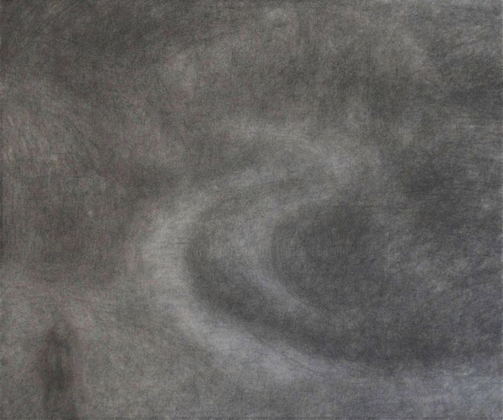 Disegno intitolato "Di fronte al paesag…" da Francesco Cagnato, Opera d'arte originale, Grafite