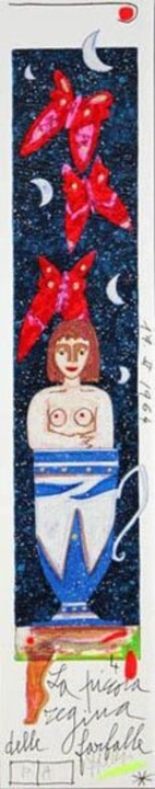 Incisioni, stampe intitolato "la piccola regina d…" da Francesco Musante, Opera d'arte originale