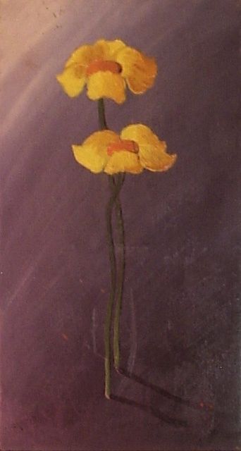 Painting titled "Fiori danzanti" by Francesco Verrengia, Original Artwork, Other