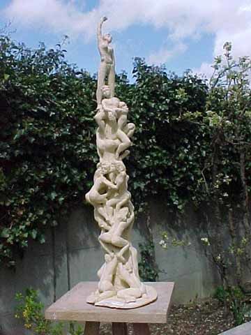 Sculpture intitulée "L'Arbre de la Vie" par Francesco Candido, Œuvre d'art originale, Céramique