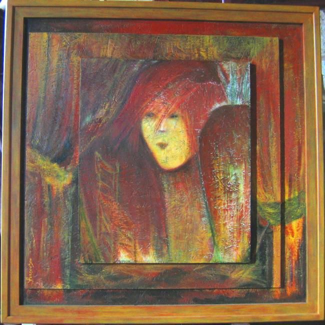 Peinture intitulée "JE SUIS DE CELLES" par Francesca, Œuvre d'art originale, Huile