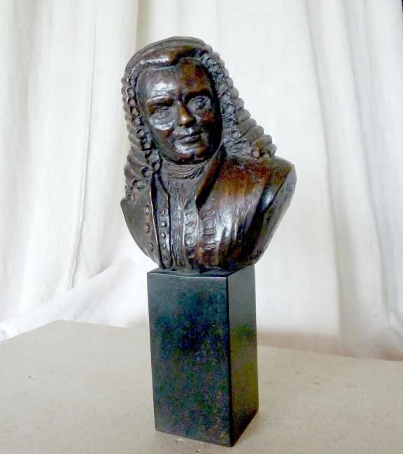Skulptur mit dem Titel "BACH" von Francesca, Original-Kunstwerk, Metalle