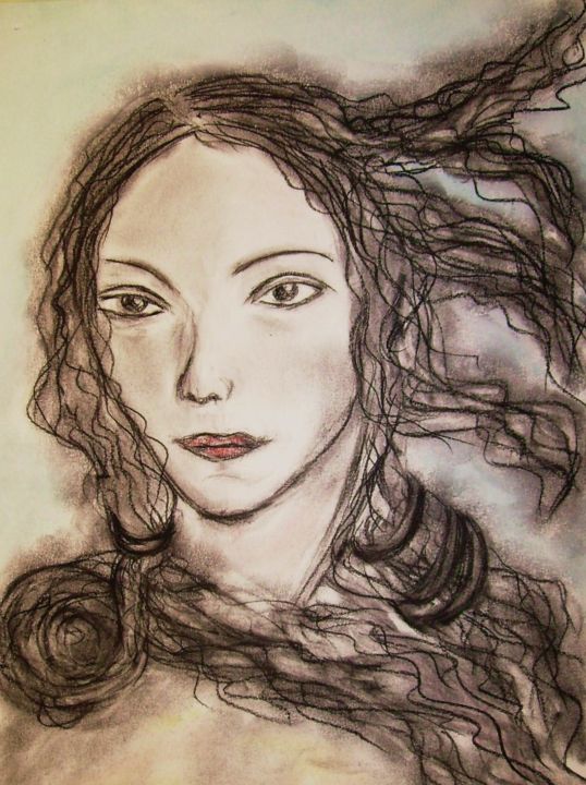 Drawing titled "VENUS - Collect. Le…" by Francine Barbaray, Original Artwork, Pastel