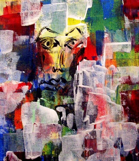 Peinture intitulée "L'HIVER EN AOUT" par Francine Barbaray, Œuvre d'art originale, Huile