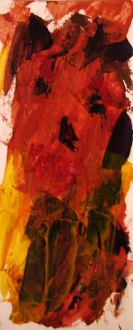 Painting titled "PERDU SANS COLLIER" by Francine Barbaray, Original Artwork