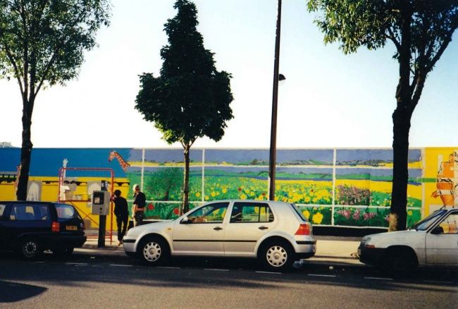 Installation intitulée "mur_peint_0008_w.jpg" par Francine Rosenwald : Parcours Artistique, Œuvre d'art originale