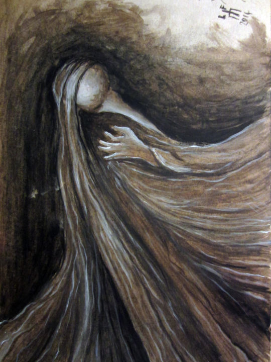 Peinture intitulée "La mauvaise foi" par Francis Lagneau, Œuvre d'art originale, Huile