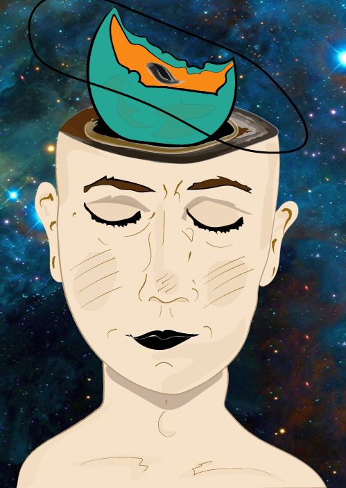 Artes digitais intitulada "I lost my mind" por Francisco Cruz, Obras de arte originais, Trabalho Digital 2D