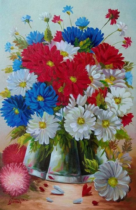 Pintura intitulada "fb-img-151645655988…" por Francisco Gomes, Obras de arte originais,