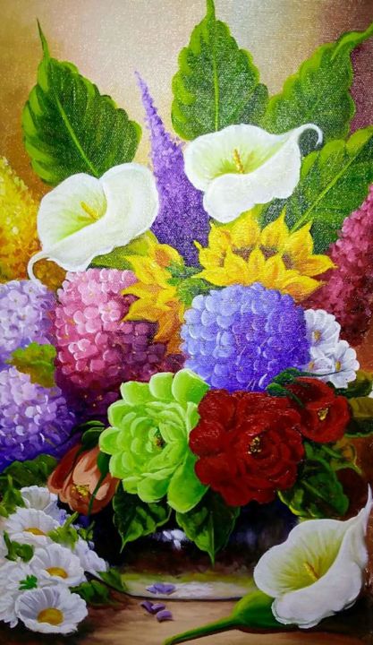 Pintura intitulada "fb-img-151645655301…" por Francisco Gomes, Obras de arte originais,