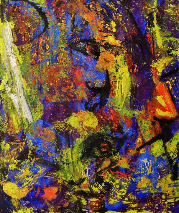 Peinture intitulée "fauve*" par Francisco Mendes, Œuvre d'art originale, Huile