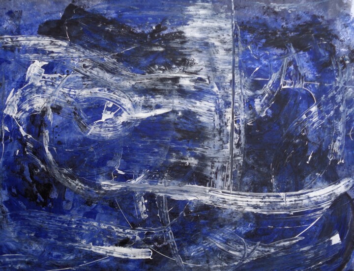 Malarstwo zatytułowany „a chacun sa tempête” autorstwa Francisco Mendes, Oryginalna praca, Akryl