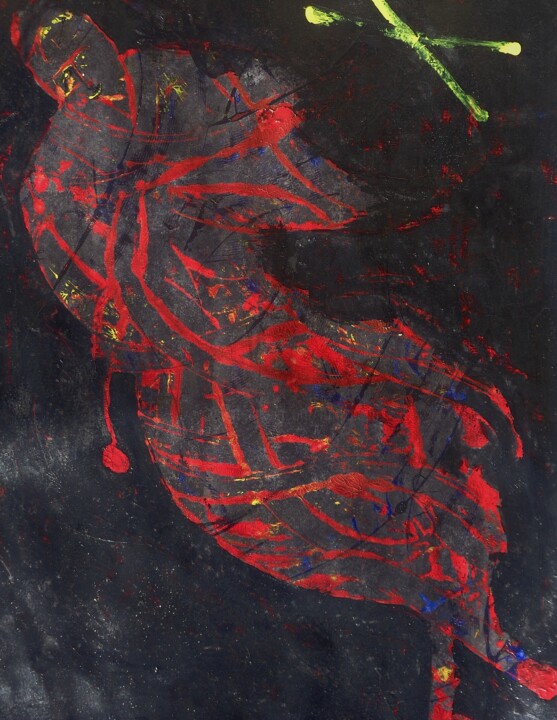 Peinture intitulée "folclore Transmonta…" par Francisco Mendes, Œuvre d'art originale, Acrylique